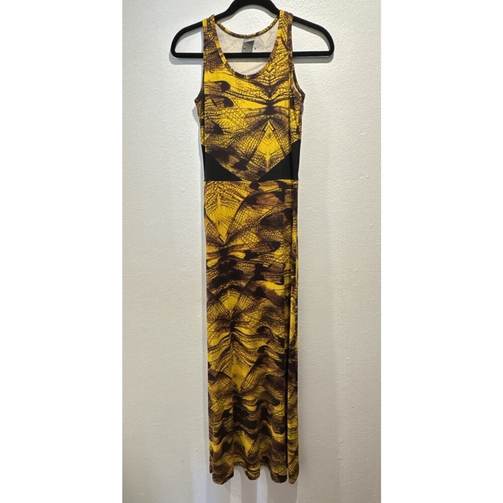 Malwee Brazil Women’s Size Medium Abstract Maxi Dress Sleeveless Tribal Boho